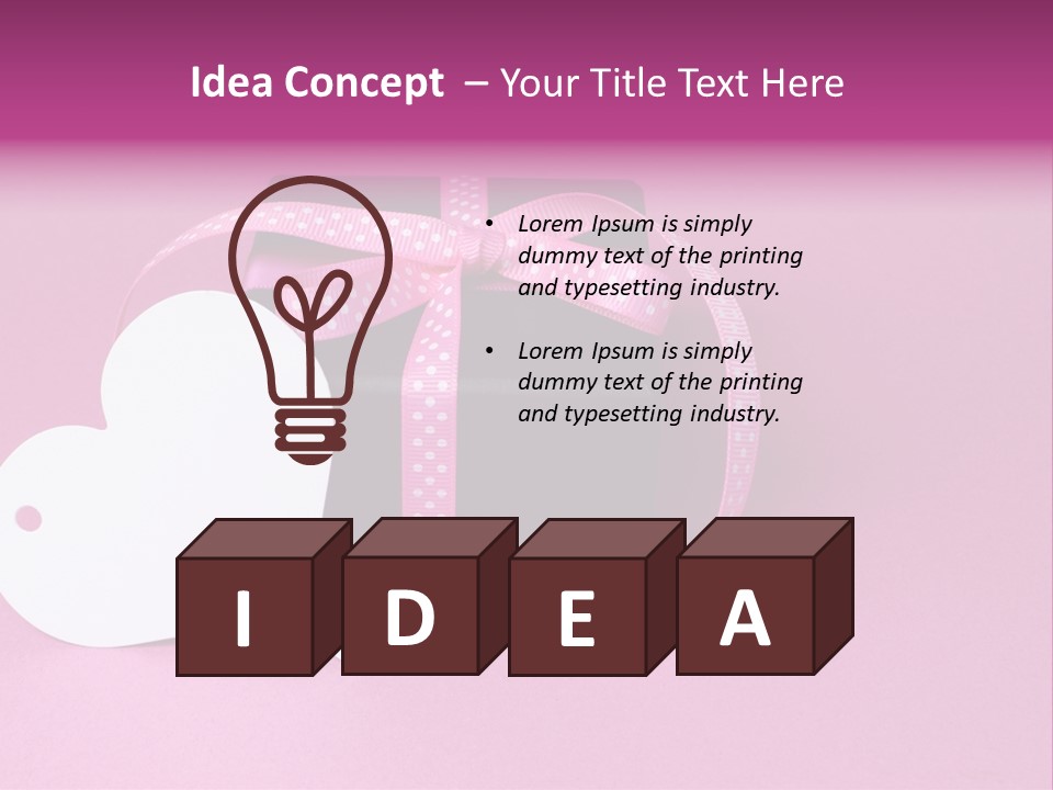 Peaceful Beach Single PowerPoint Template