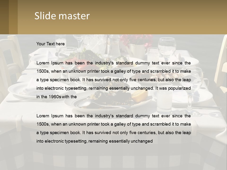 White Older Mother PowerPoint Template