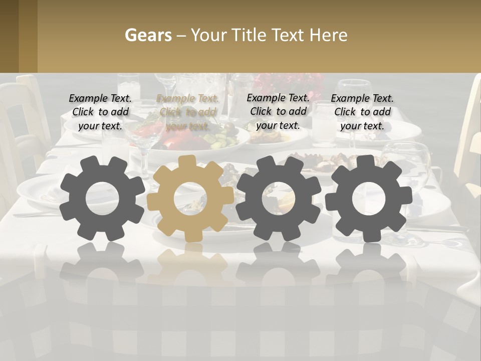 White Older Mother PowerPoint Template