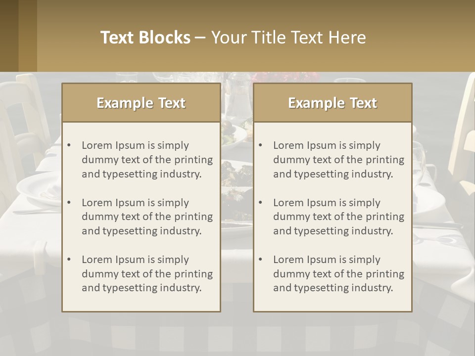 White Older Mother PowerPoint Template