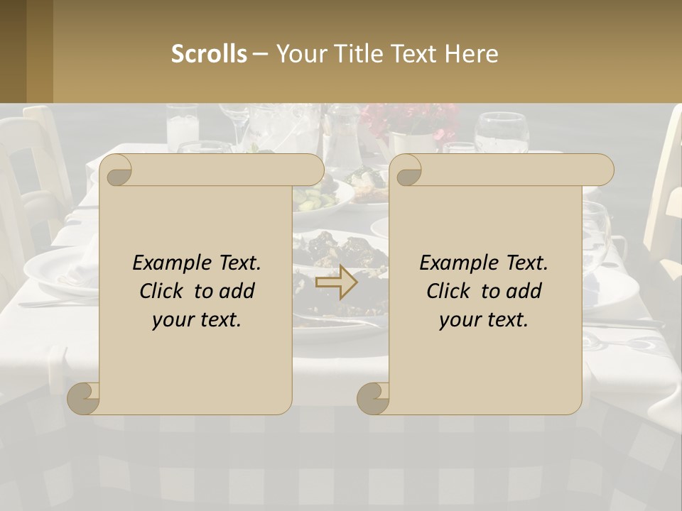 White Older Mother PowerPoint Template