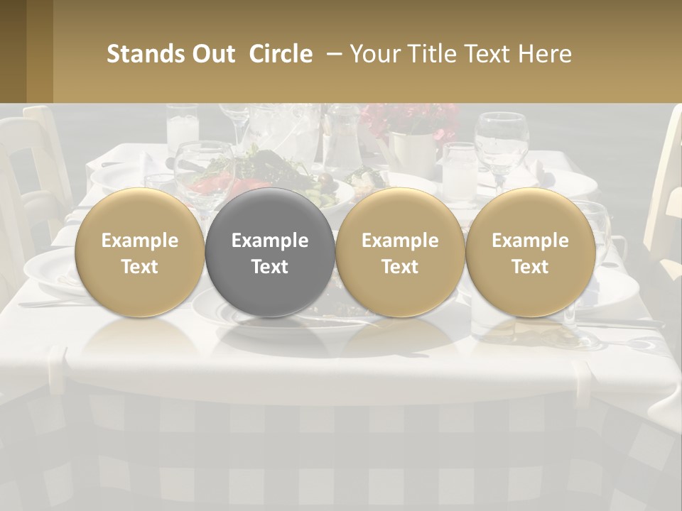 White Older Mother PowerPoint Template