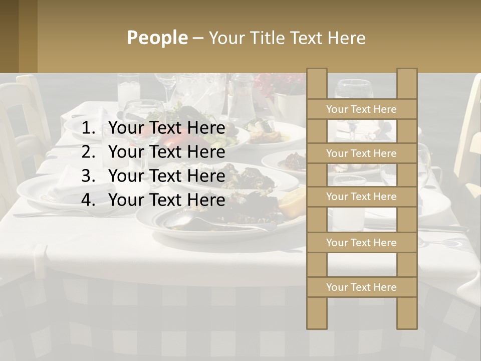 White Older Mother PowerPoint Template