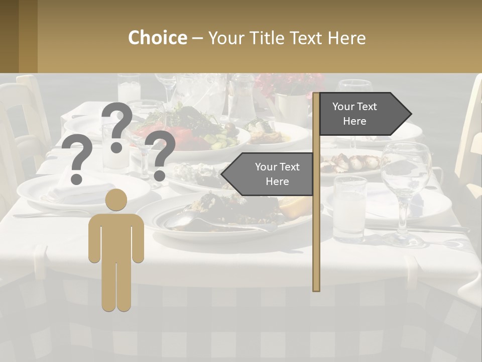 White Older Mother PowerPoint Template