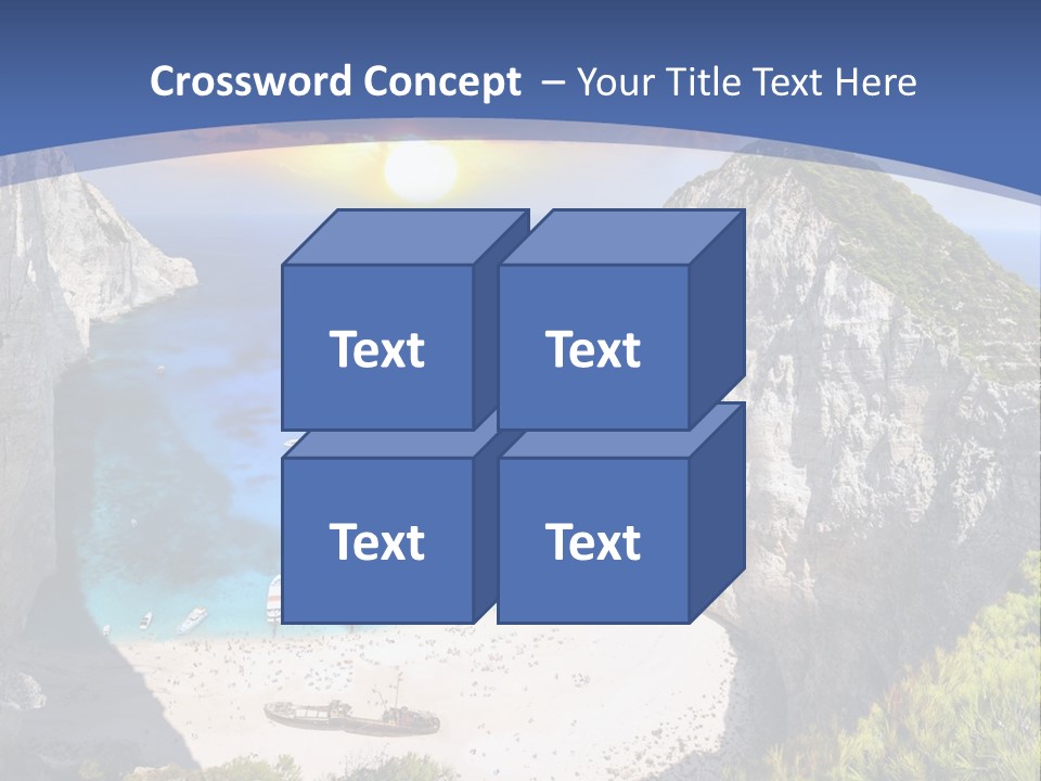 Daughter Sand Sad PowerPoint Template