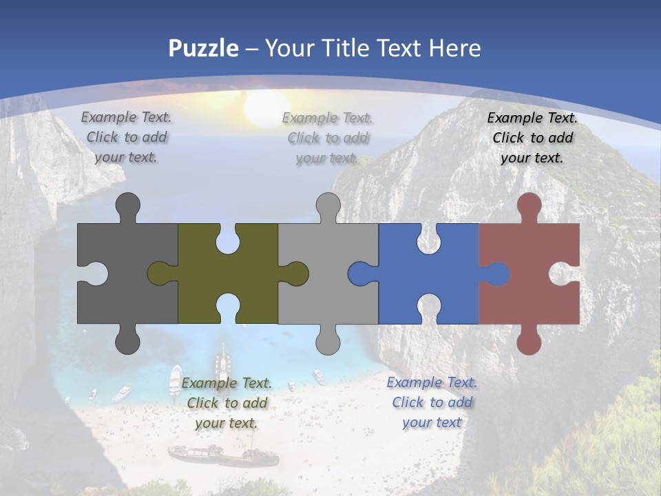 Daughter Sand Sad PowerPoint Template