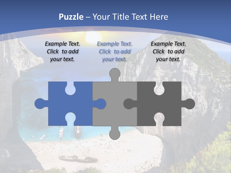 Daughter Sand Sad PowerPoint Template