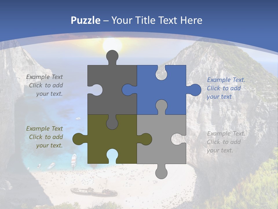 Daughter Sand Sad PowerPoint Template