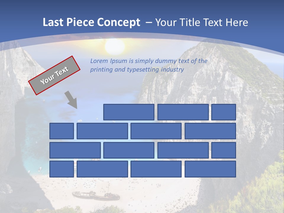 Daughter Sand Sad PowerPoint Template