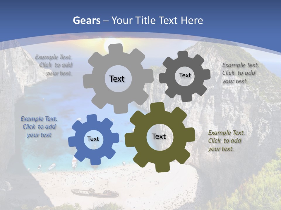 Daughter Sand Sad PowerPoint Template