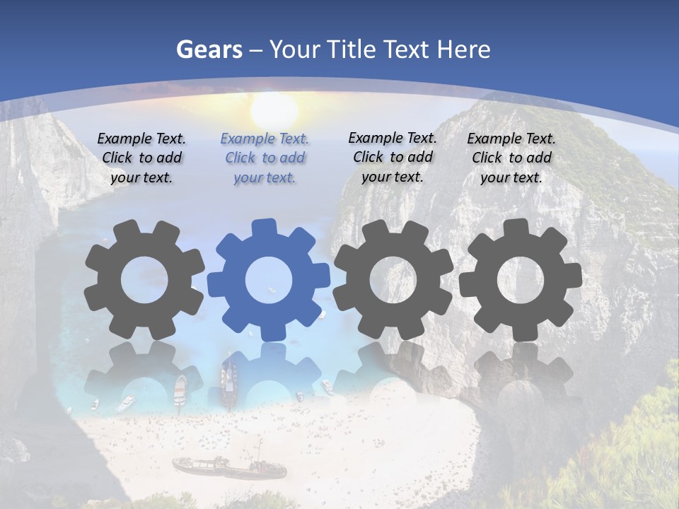 Daughter Sand Sad PowerPoint Template