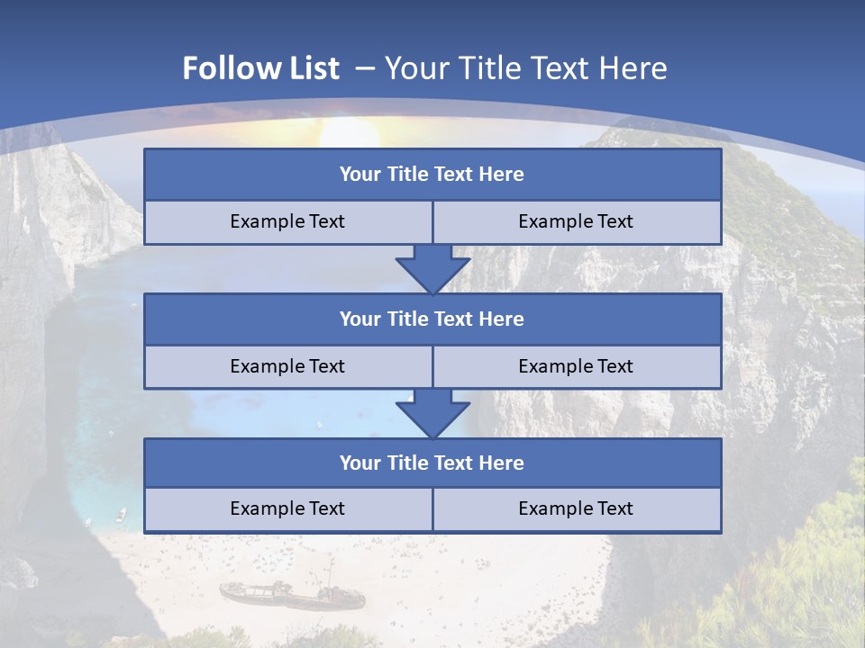 Daughter Sand Sad PowerPoint Template