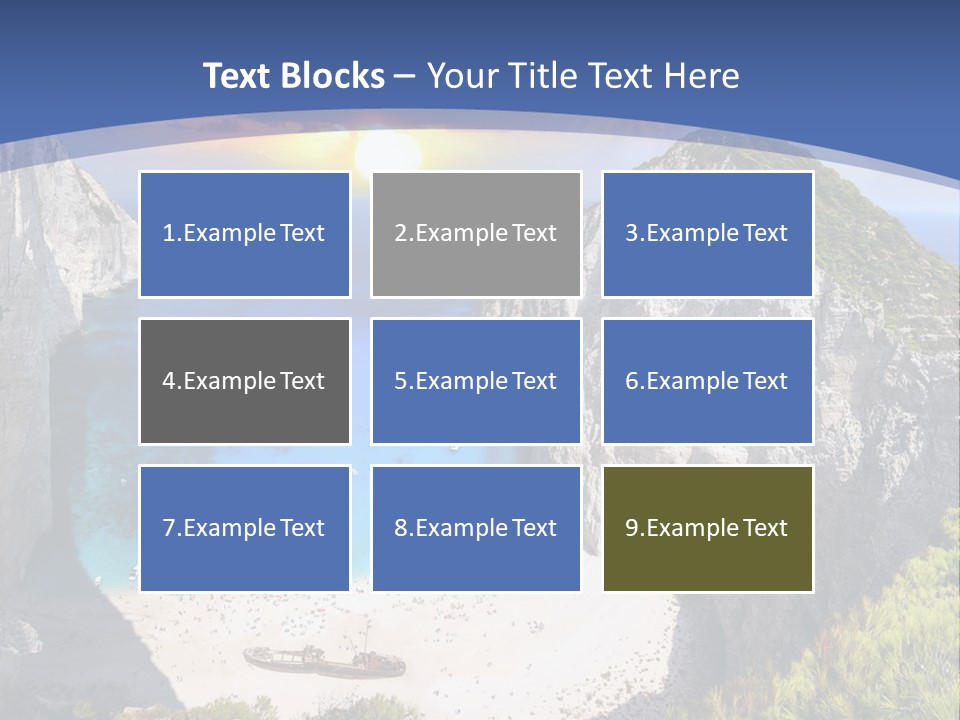 Daughter Sand Sad PowerPoint Template