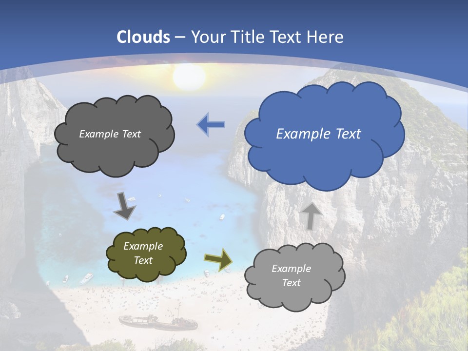 Daughter Sand Sad PowerPoint Template