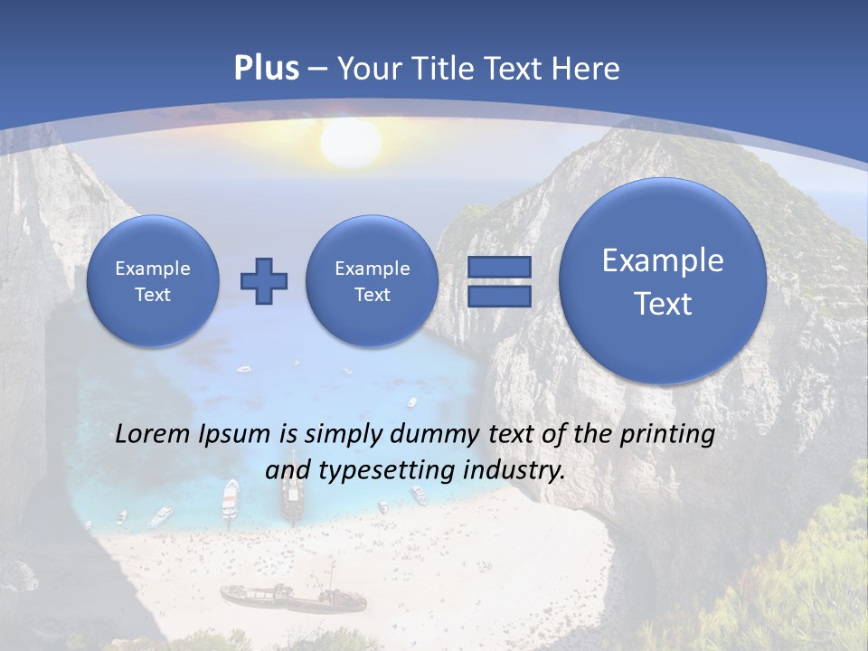 Daughter Sand Sad PowerPoint Template