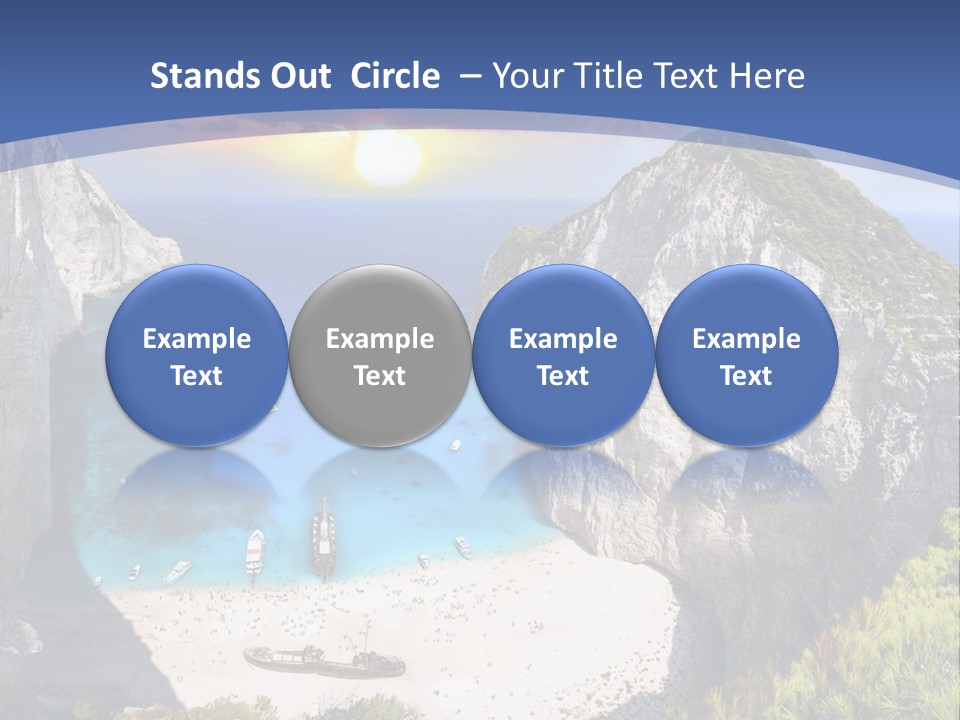 Daughter Sand Sad PowerPoint Template