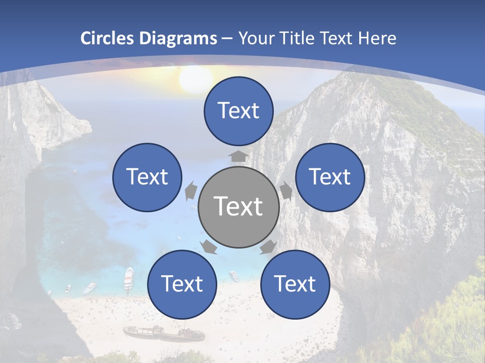 Daughter Sand Sad PowerPoint Template