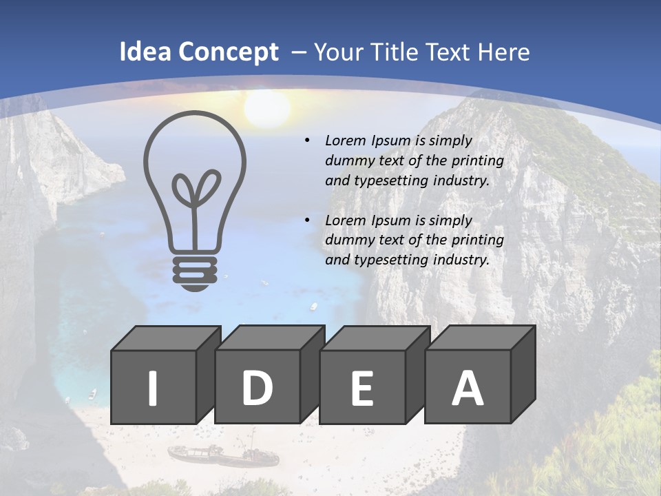 Daughter Sand Sad PowerPoint Template