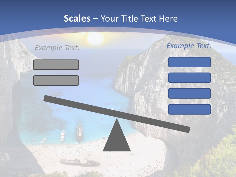 Daughter Sand Sad PowerPoint Template