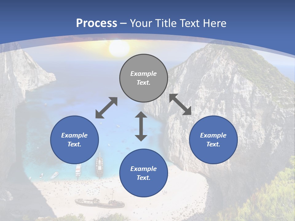 Daughter Sand Sad PowerPoint Template