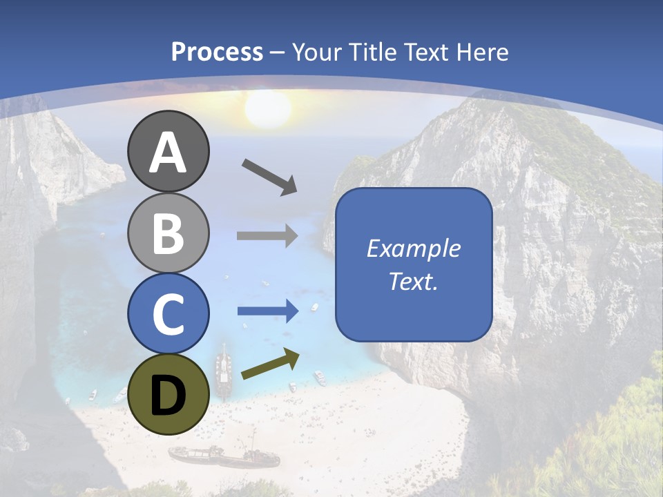 Daughter Sand Sad PowerPoint Template