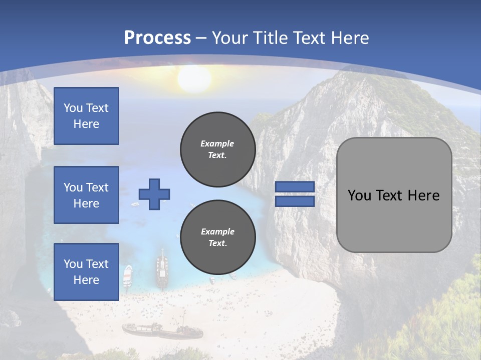 Daughter Sand Sad PowerPoint Template