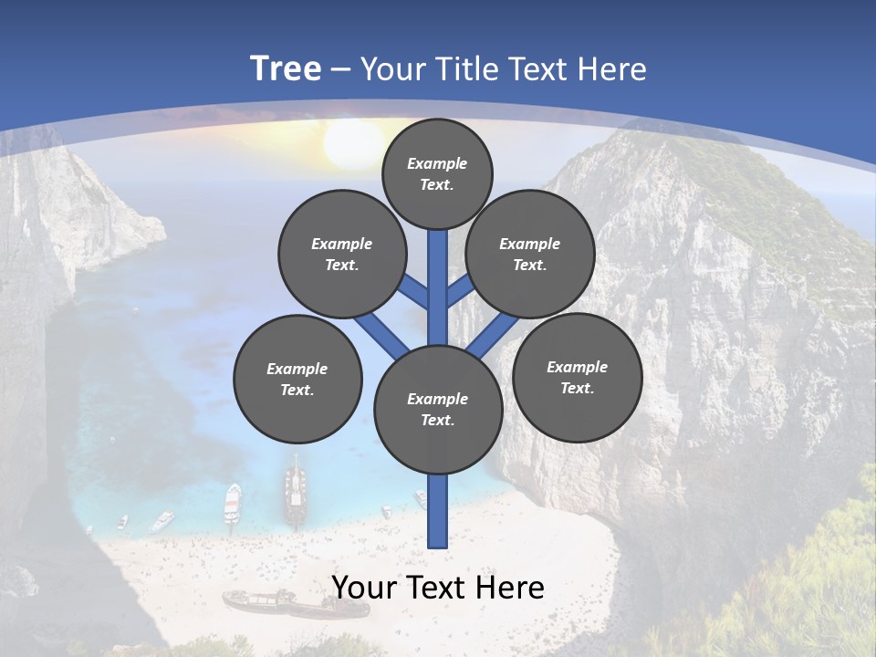 Daughter Sand Sad PowerPoint Template