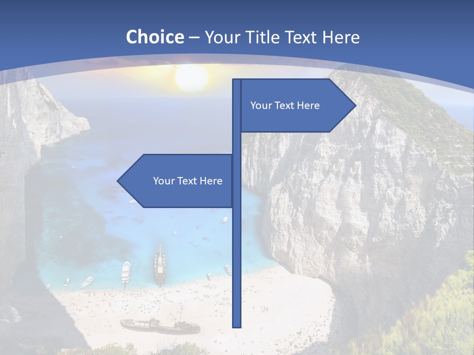 Daughter Sand Sad PowerPoint Template