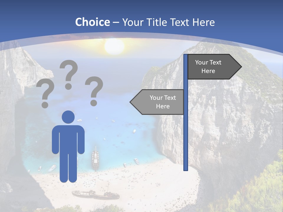 Daughter Sand Sad PowerPoint Template