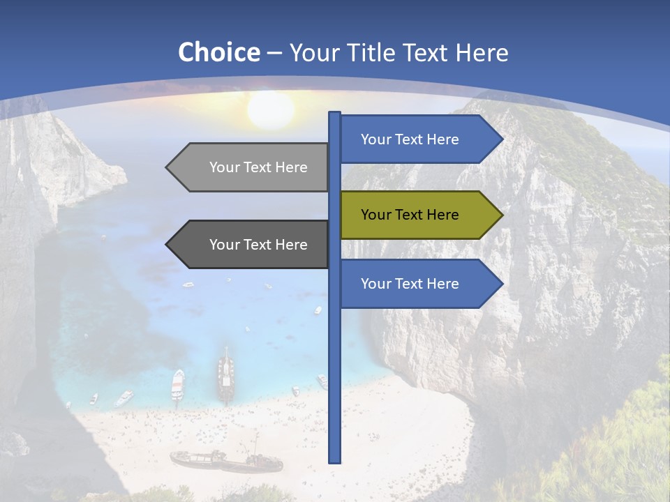 Daughter Sand Sad PowerPoint Template