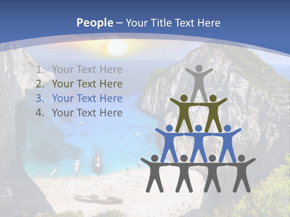 Daughter Sand Sad PowerPoint Template