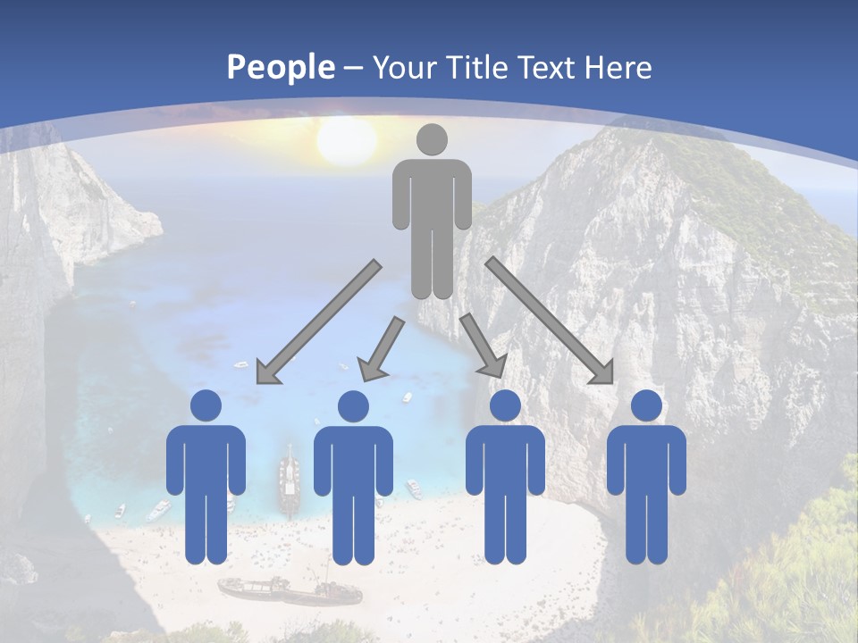 Daughter Sand Sad PowerPoint Template