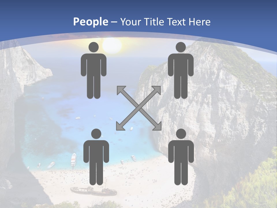 Daughter Sand Sad PowerPoint Template