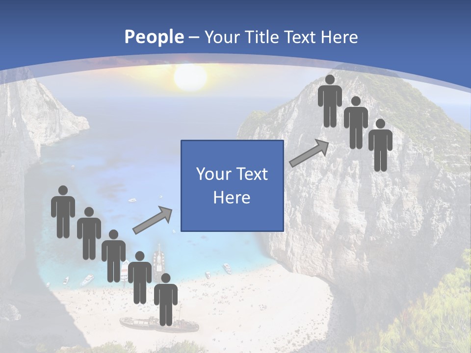 Daughter Sand Sad PowerPoint Template