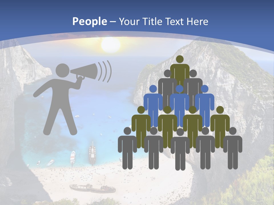 Daughter Sand Sad PowerPoint Template