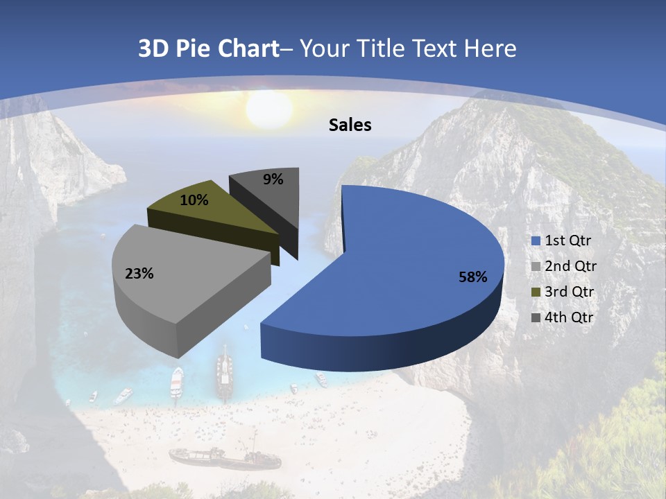 Daughter Sand Sad PowerPoint Template