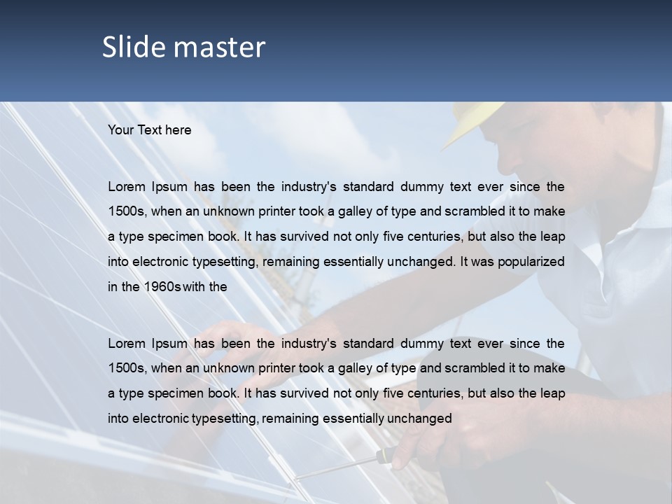 Lifestyle Coast Portrait PowerPoint Template