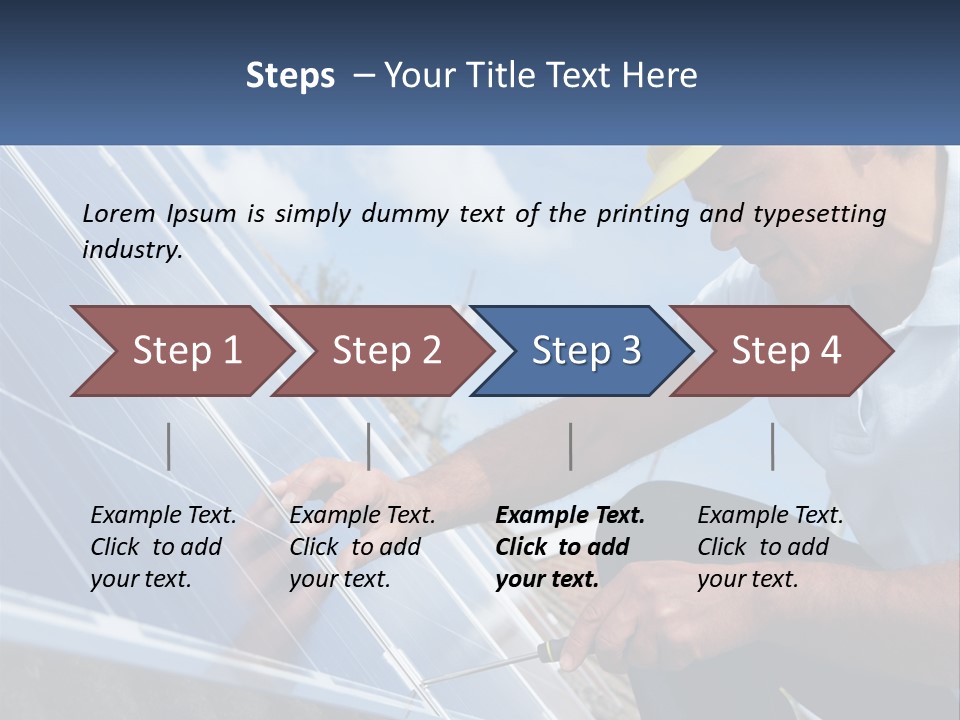 Lifestyle Coast Portrait PowerPoint Template