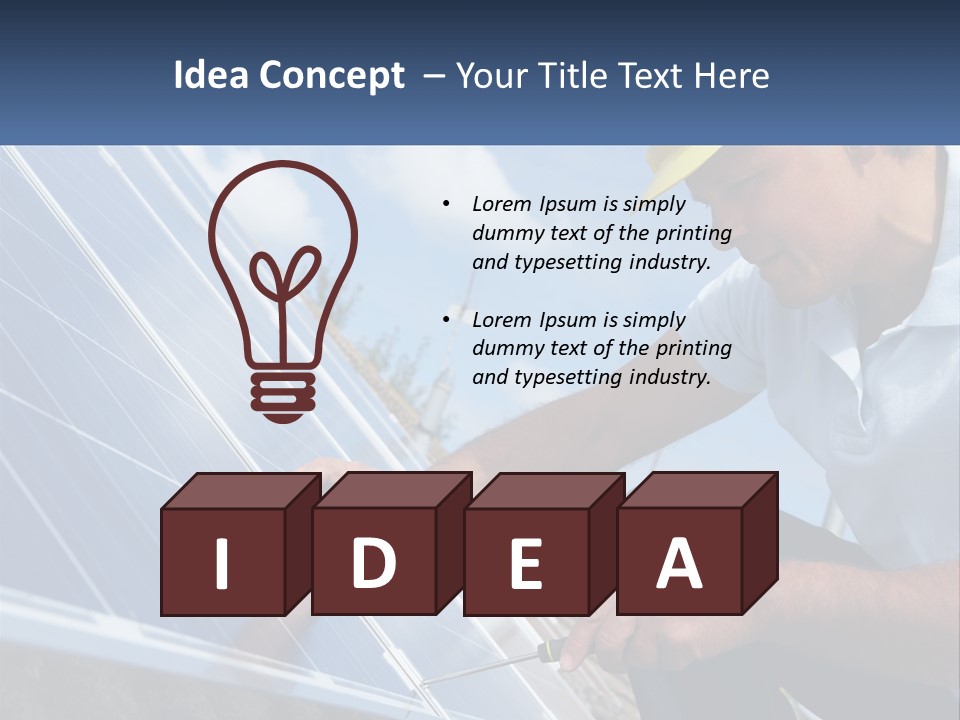 Lifestyle Coast Portrait PowerPoint Template