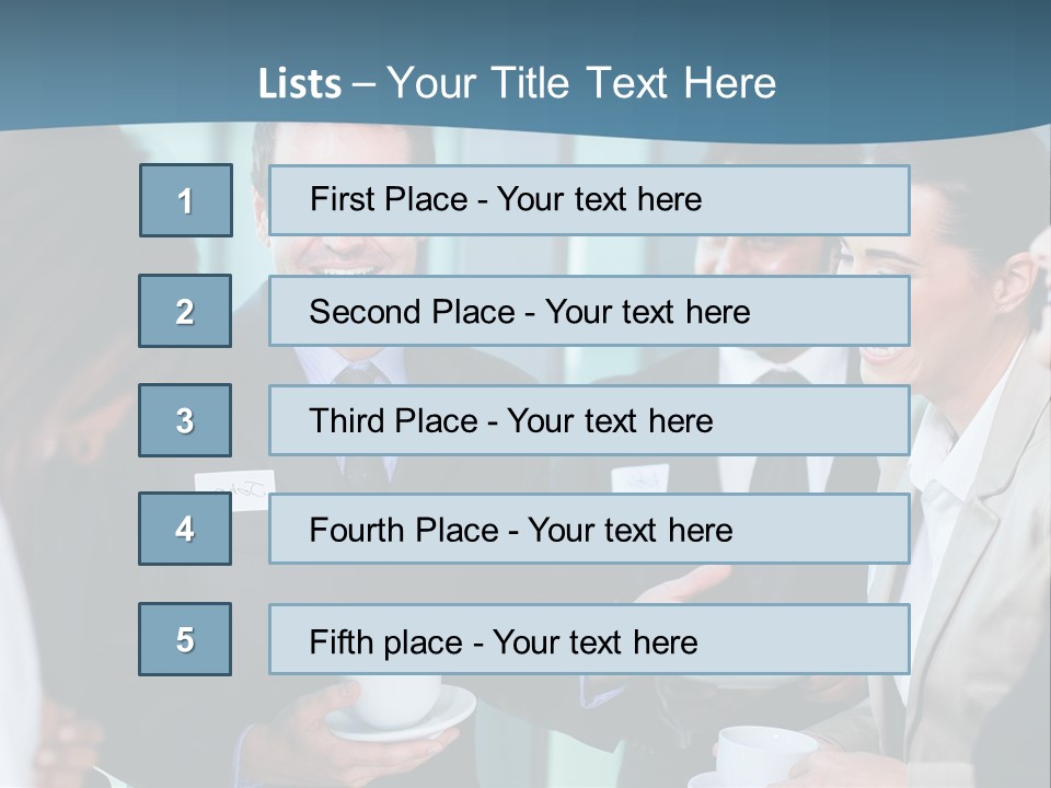 Wave Coast Pensioner PowerPoint Template