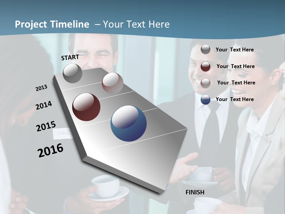 Wave Coast Pensioner PowerPoint Template