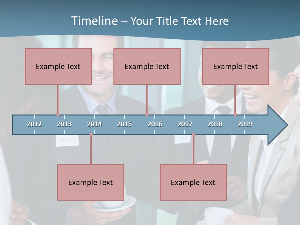 Wave Coast Pensioner PowerPoint Template