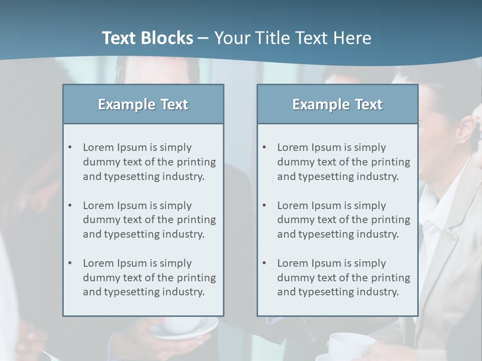 Wave Coast Pensioner PowerPoint Template