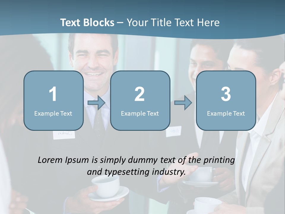 Wave Coast Pensioner PowerPoint Template