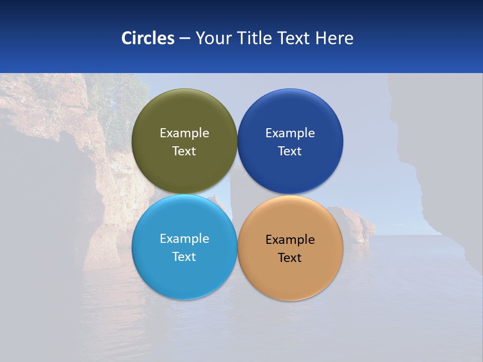 Sand White Coastal PowerPoint Template