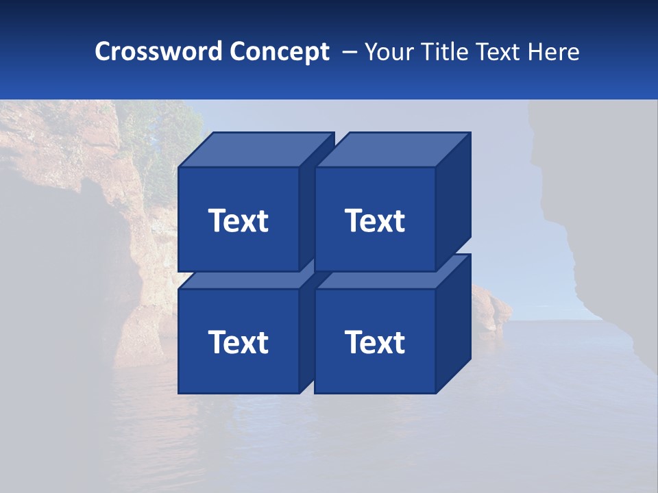 Sand White Coastal PowerPoint Template