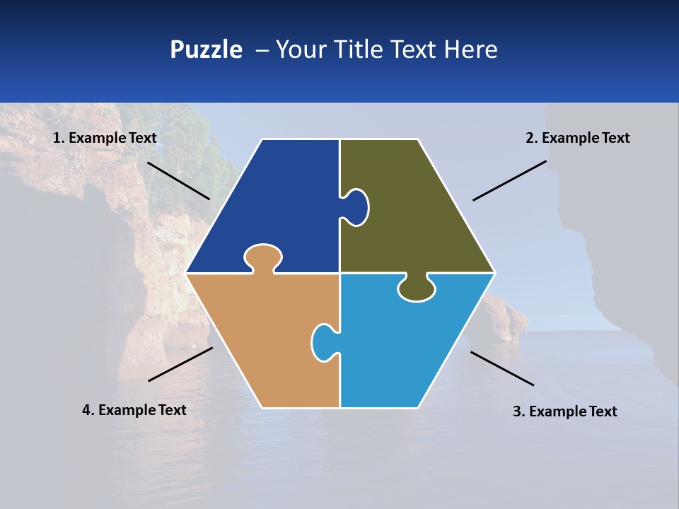 Sand White Coastal PowerPoint Template