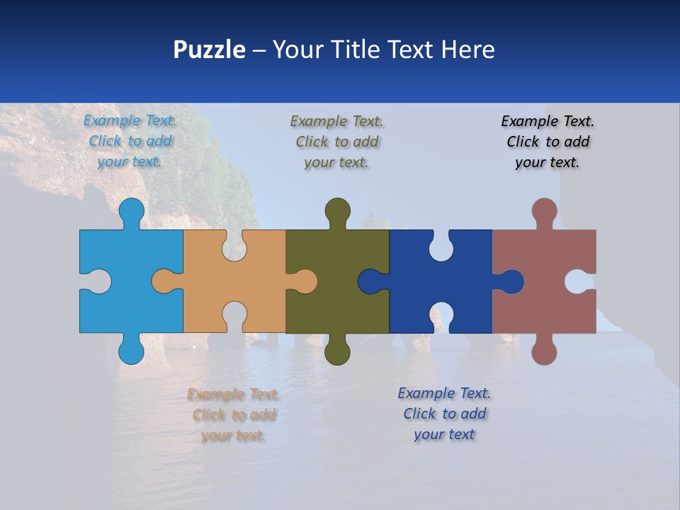 Sand White Coastal PowerPoint Template