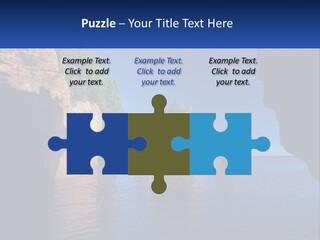 Sand White Coastal PowerPoint Template