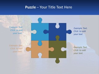 Sand White Coastal PowerPoint Template